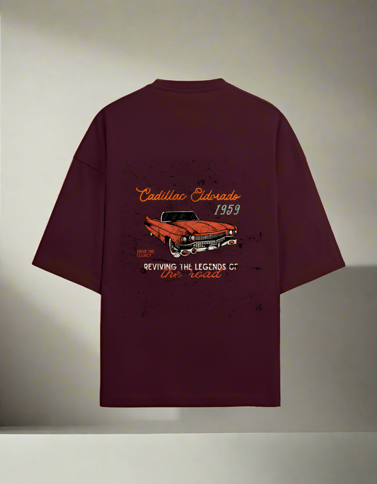 Vintage Cadillac Eldorado 1959 Graphic Oversized T-shirt
