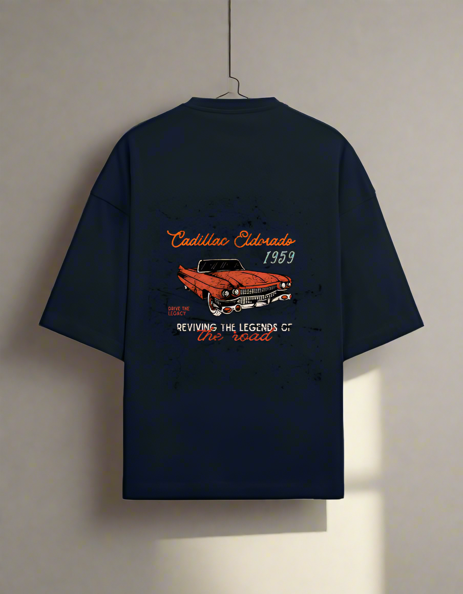 Vintage Cadillac Eldorado 1959 Graphic Oversized T-shirt